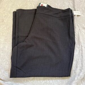 Dressbarn Charcoal Secret Agent Pants